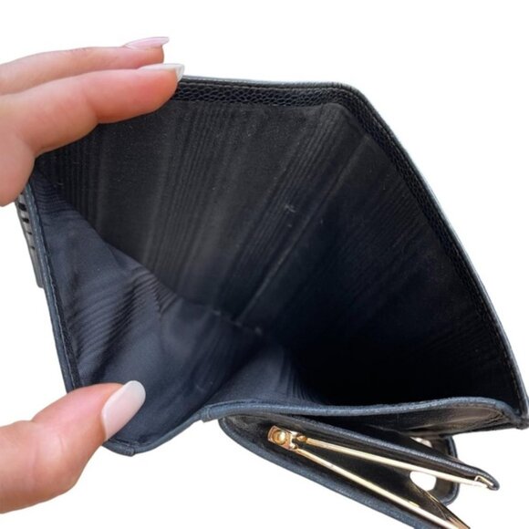 🖤 Chanel Timeless CC French Caviar Leather Long Wallet Black Authentic - Picture 2 of 8